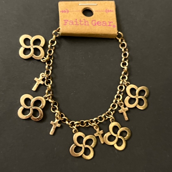 Jewelry - Faith Gear Bracelet NWT